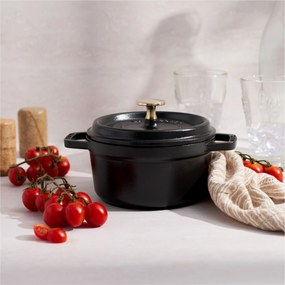 Staub La Cocotte Cocotte 16 cm / 1,25 l, Rond, Zwart - La Cocotte - Staub