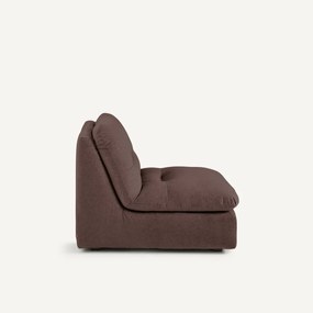 Modulaire fauteuil in linnen fluweel, GIULIANO