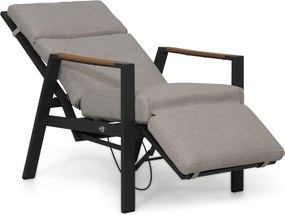 Lifestyle Garden Furniture Camino Relax Stoel Gasveer Verstelbaar Aluminium Grijs