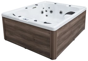 Badstuber Catania outdoor whirlpool 5-persoons wit