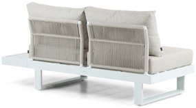 Hoek loungeset 6 personen Aluminium Wit  Lifestyle Garden Furniture Lorenzo