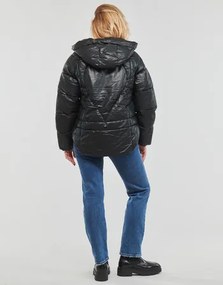 Donsjas Zwart Only  ONLANJA FAUX LEATHER PUFFER CC OTW