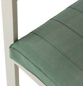 Tuinstoel Aluminium/Teak Taupe-naturel-bruin Lifestyle Garden Furniture Faro