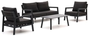 + 10% kassakorting | Stoel-bank loungeset Manifesto | 4 personen | Loungeset Grijs | Aluminium | Kees Smit Tuinmeubelen