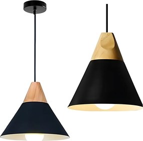SCANDI C Zwarte plafondlamp