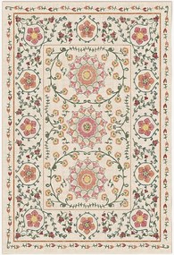 Laagpolig vloerkleed Suzani