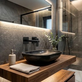 Inbouw wastafelkraan REA Arlo Black