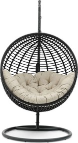 Coco Dream Hangstoel Wicker Grijs