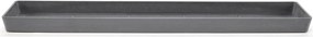 Ecopots onderschotel met waterreservoir - Rechthoekig - Grey - 63,5 x 15,5 x H3,3 cm
