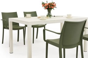 King/Victoria tuinset wit en groen voor 4 personen Bica