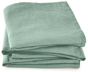 Set van 4 servetten van gewassen linnen Victorine