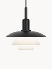 Kleine hanglamp PH 3/3, mondgeblazen