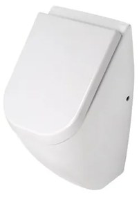 Plieger Pure urinoir met deksel wit met achterinlaat