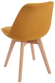 Set 4 Synk Stoffen Stoelen
