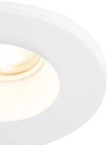Set van 6 Inbouwspot wit 13 cm rond - Gypsy Stucco
