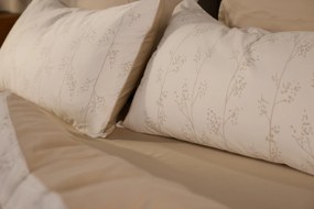 Emma Satijnen Kussenslopen 50x70 cm Beige Bloemboom & Beige