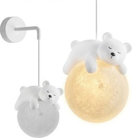 WANDLAMP WHITE BEAR G161-1W