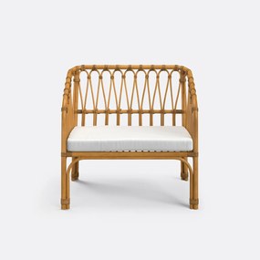 Vintage zitbank in rotan voor kinderen, Malu