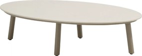 Taste by 4 Seasons Salute salontafel Mocca met keramisch tafelblad 120 x 65 cm (H 30 cm) Loungetafel beige weerbestendig