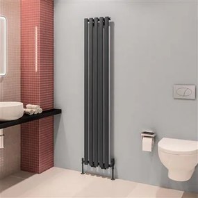 Eastbrook Tunstall radiator 35x180cm 750W antraciet