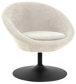 Ronde Fauteuil Draaibaar Beige