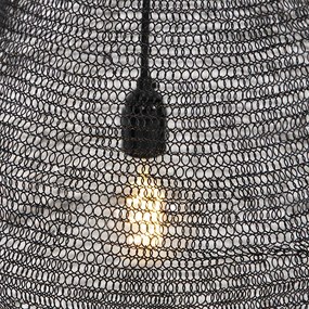 Oosterse hanglamp zwart 45 cm - Nidum L