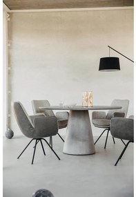 Goossens Eettafel Stone, Rond 120 x 120 cm