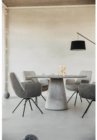 Goossens Eettafel Stone, Rond 150 x 150 cm