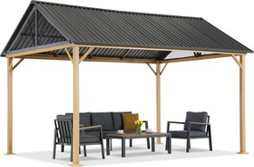 Aluminium tuinhuisje Teramo 3x4.8m Tuinpunt