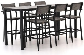 Barset Bellagio | 6 personen | Tuinset aluminium/polywood | 7-delig | Kees Smit Tuinmeubelen