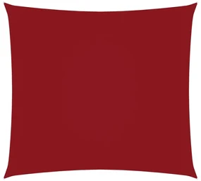 vidaXL Zonnescherm vierkant 7x7 m oxford stof rood