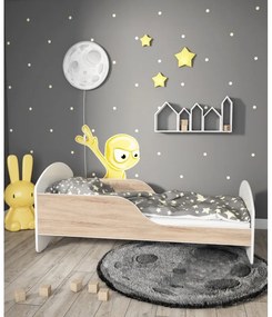Peuter Licht eiken Eenpersoonsbed Cosmo - Voor kinderen Kinderen Peuter Junior 5056231767859 Children's Beds Home, 160x80, Nee, Geen Children's Beds H