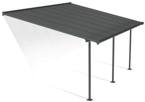 Carport voor een auto Sierra Palram - Canopia 3 x 4,35 m antraciet Heat Block