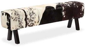 vidaXL Bankje 160x28x50 cm echt geitenleer