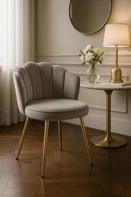 Blume Goud Fluwelen Stoel