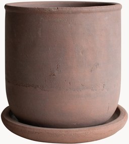 Outdoor bloempot Terra van terracotta, H 26 cm
