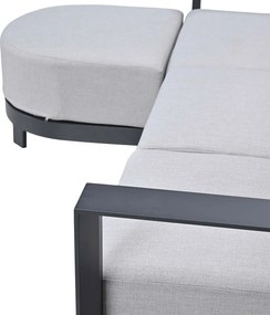 Garden Impressions Malakka loungebank chaise longue - donker grijs