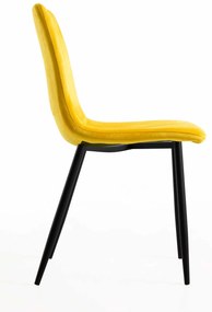Set 4 Fluwelen Liny Stoelen