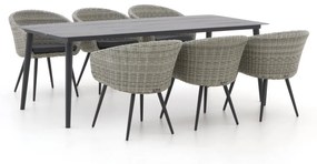 Manifesto Veruno/Sora 220cm dining tuinset 7-delig