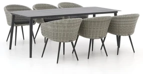 Manifesto Veruno/Sora 220cm dining tuinset 7-delig