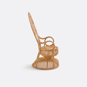 Fauteuil in gevlochten rotan Mamanuelle