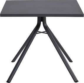 Garden Impressions Lucas tuinset 5-delig bruin - Rimini tuintafel 80x80 cm