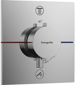 Hansgrohe Showerselect Comfort E thermostaat inbouw voor 2 functies chroom 15572000