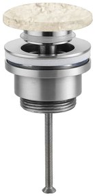 Saniclear White Travertin afvoerplug