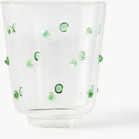 Mondgeblazen borosilicaatglazen Nob, 2-delig