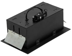 Moderne inbouwspot zwart 2-lichts verstelbaar - Oneon 70