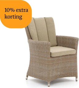 + 10% kassakorting | Dining tuinstoel | Intenso Adriano | Wicker (vlechtwerk) | Taupe | Kees Smit Tuinmeubelen