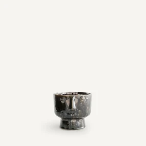 Geglazuurde keramische bloempot, H15cm, Lesego