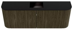 Mondiaz Joya 115cm toiletmeubel ronding links/rechts shadow met wastafel faye midden 1 kraangat urban