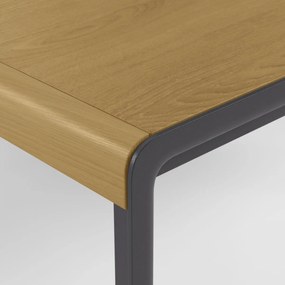Kave Home Nadyria Design Eettafel Uitschuifbaar Eiken 120-160 Cm
